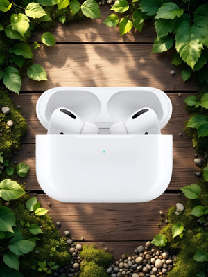 BeatFlow Earbuds Pro Pro 2 (2nd generation) 811 MagSafe Case-(USB-C) Bluetooth(White, In the Ear)