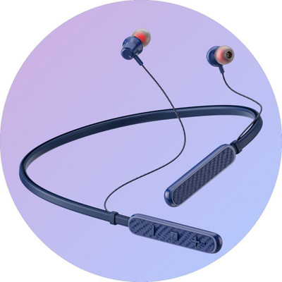 Cult BT Sports Neckband | Bluetooth 5.3 | Noise Cancellation | Sports Design Bluetooth & Wired(Blue, On the Ear)