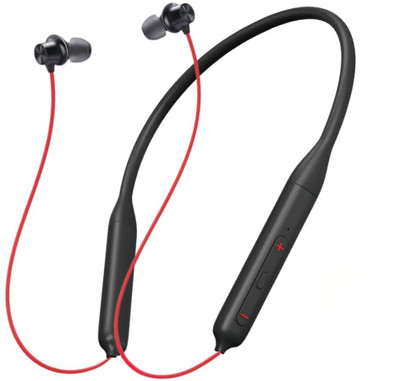 FRONY Sport Magnetic Neckband Sweatproof, Flexible Band, Rich Stereo Sound Bluetooth(Black, On the Ear)