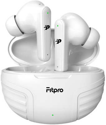 Fitpro Elite Wireless Earbuds with Active Noise Cancelling and Environmental Bluetooth(White, True Wireless)