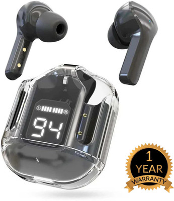 house of common In-Ear Wireless Earbuds, Ultrapods TWS Bluetooth Earphones with Charging Case Bluetooth(Black, In the Ear)