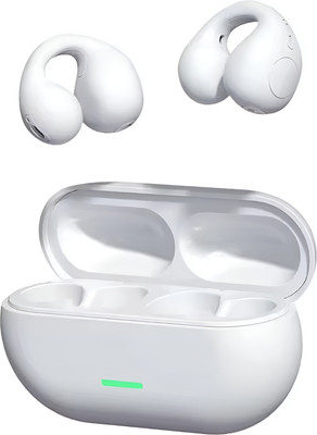 COREGENIX T75 CLIP design Bluetooth TWS Earbuds with ENC & Low latency , 30hrs of Playtime Bluetooth(White, True Wireless)