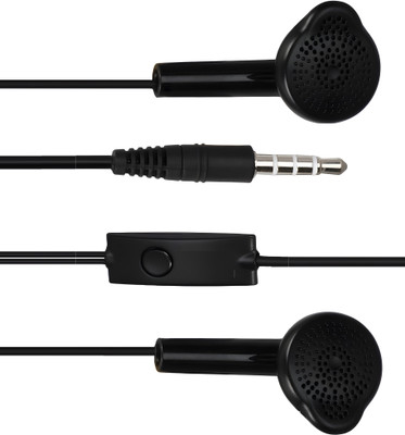 CABTRONICS EHS61ASFWE Original Wired 3.5 mm Jack Headset Wired(Black, In the Ear)