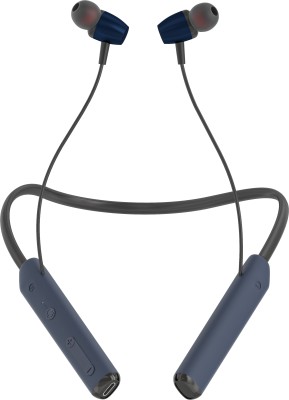 XEWISS Best cheap mini noise cancelling waterproof wireless neckband earphones Bluetooth Gaming Headset(Blue, In the Ear)