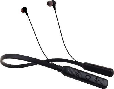 Flipkart SmartBuy NB221 Upto 42 Hours PlayTime Fast Charge Neckband With Powerful Bass Bluetooth(Black, In the Ear)