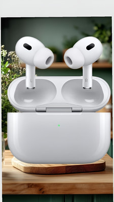 BeatFlow Earbuds Pro 2 (2nd generation) With Wireless Charging Case, ANC 07 (USB-C) Bluetooth(White, True Wireless)