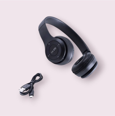 house of common Over-Ear Wireless Headset with Thumping Dynamic Bass for Gaming_HL Bluetooth & Wired(Black, On the Ear)