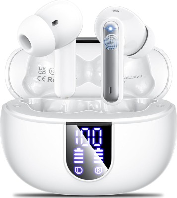 LELISKO G-Lite 206 True Wireless (TWS) In Ear 48 Hours Playback Low Latency, Powerfull Bluetooth(White, True Wireless)