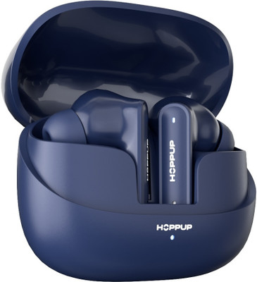 HOPPUP AirDoze F51 Earbuds with 40H PlayTime, 40MS Low Latency, AI ENC & 5.4v Bluetooth(Navy Blue, True Wireless)