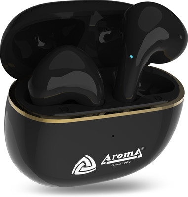 Aroma NB140 Captain 24 Hours* Playtime | Deep Bass | Made In India| TrueWiresless Bluetooth Headset (Black, True Wireless) For Rs. 463 @ 77% off