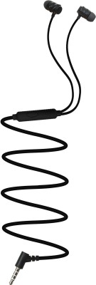 D1Y3 R-20 Black Wired Handfree Earphone Lead Wired Headset(Black, In the Ear)