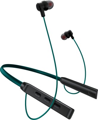 JAXTER Rock Music XCharge with Pro+ Calling Mic, Full Charge in 20 Mins, BlastX Tec Bluetooth(Green, In the Ear)