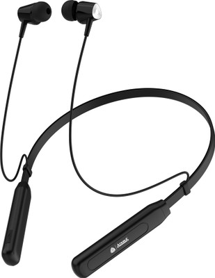 Aroma NB119 Pro Belief Upto 48H Playtime* Fast Charging, Dual Pairing Neckband Bluetooth(Midnight Black, In the Ear)