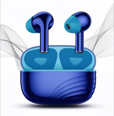 E EARBOUT NEW wireless earbuds designed for quality Bluetooth Headset Bluetooth(Blue, In the Ear)