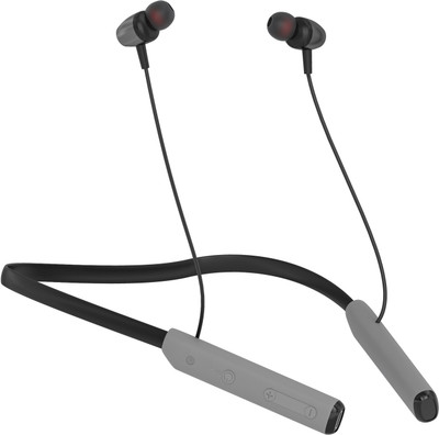 TOCSIN Neckband pro With ASAP Fast Charging Upto 48Hour Playtime Earphone with mic[TG5] Bluetooth(Grey, In the Ear)