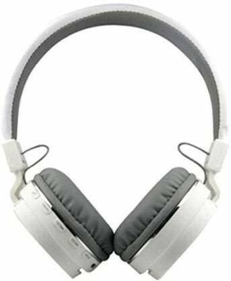 LOPAZ Sh_12 Wireless Bluetooth headphone Bluetooth Headset (white, On the Ear) Bluetooth(White, Grey, On the Ear)