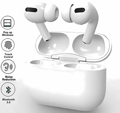 Couno Smart Smart Mic & Touch Bass Bluetooth(White, In the Ear)