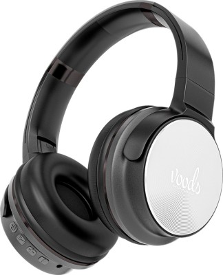 Voods V Heads - Active IP65-Water&Dust Resistant, Noise Cancellation,120hrs Playback Bluetooth & Wired(Black, On the Ear)