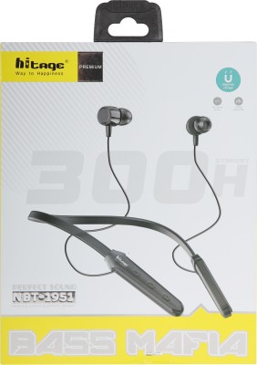 Hitage NBT-1951 Bluetooth Headset(Black, In the Ear)