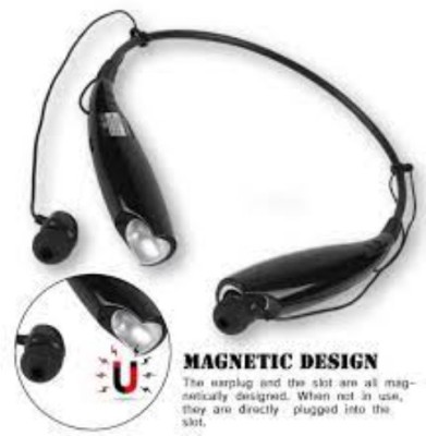 GUGGU UGK_453Q_HBS 730 Neck Band Bluetooth Headset Bluetooth Headset(Black, In the Ear)