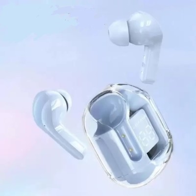 Hexa ULTRAPOD PRO Earbuds Bluetooth Wireless, Transparent Charging Case, Active Noise Bluetooth(Blue, True Wireless)