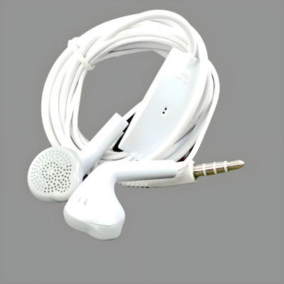 iBAss 3.5mm Jack Stereo Earphone with Richer Bass, S-a-m-s-u-n-g EHS61-7 Wired Gaming(White, In the Ear)