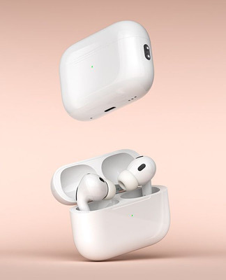 Three Guys BUDS Pro 25H Play Type-C Fas Charge wornder-3 Bluetooth Bluetooth(White, In the Ear)