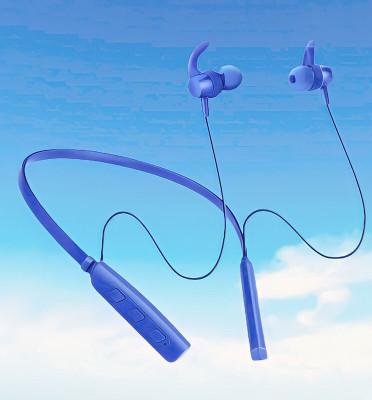 GPQ STORE Rokerz 235 Pro Wireless Bluetooth Neckband(0B.84 Bluetooth(Blue, In the Ear)