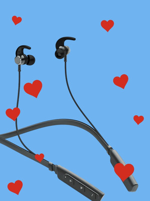 QPG STORE Rokerz 235 Pro Wireless Bluetooth Neckband(0.847 Bluetooth(Black, In the Ear)