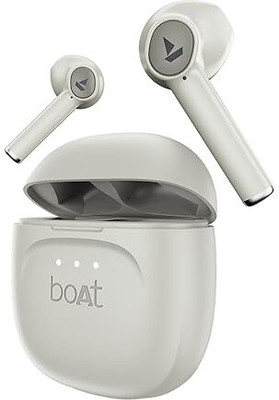 boAt Airdopes 131 Gen 2, 13mm Drivers, 70H Battery, ENx, Stream Ad Free Music via App Bluetooth(Cream White, In the Ear)