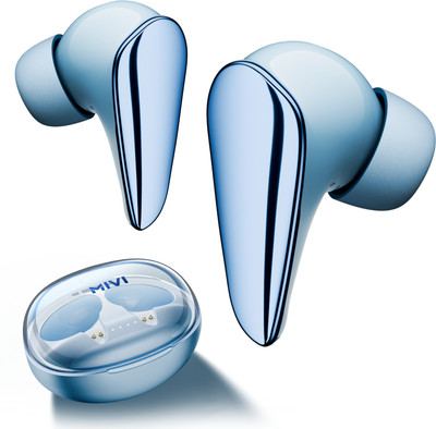 Mivi DuoPods i7 TWS,3D Soundstage,High-fidelity Driver,AAC for Lossless Audio Earbuds Bluetooth Headset(Sapphire Blue, True Wireless)