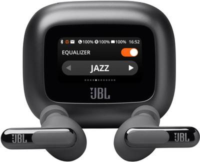 JBL Live Beam 3, Hi-Res LDAC Audio ANC TWS, SmartCase,48H Runtime, Wireless Charging Bluetooth(Black, True Wireless)