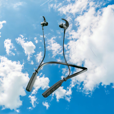 GPQ STORE Rokerz 235 Pro Wireless Bluetooth Neckband(0.2281 Bluetooth(Black, In the Ear)