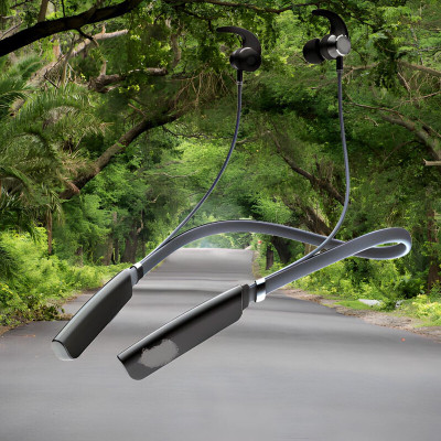 GPQ STORE Rokerz 235 Pro Wireless Bluetooth Neckband(0.352 Bluetooth(Black, In the Ear)