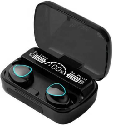 GUGGU M10-MK-M10 EarBuds Wireless Bluetooth Portable Powerbank Charging LED Display Bluetooth(Multicolor, True Wireless)