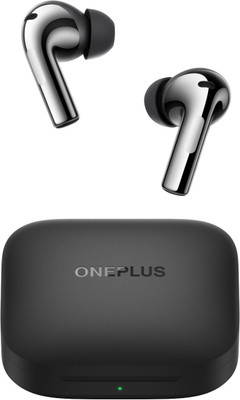OnePlus Buds 3 TWS, in Ear Earbuds with Sliding Volume Control and 49dB ANC Bluetooth Gaming(Metallic Gray, True Wireless)