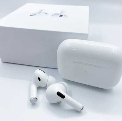 dinesh enterprises WIRELESS TWS AIRPOD black Earbud Bluetooth ANC-123 Bluetooth(White, In the Ear)