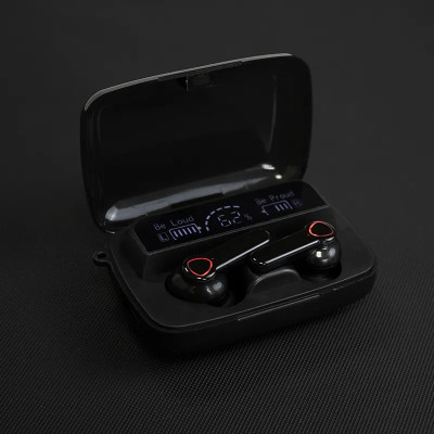 Jeevan jyoti agency Earbuds M19 TWS 5.1 LED Digital Display Touch Control wireless With Flashlight Bluetooth(Black, True Wireless)