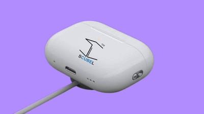 SCUBEL VOPods pro 2 with name change popup for ios gps ENC Bluetooth(White, In the Ear)