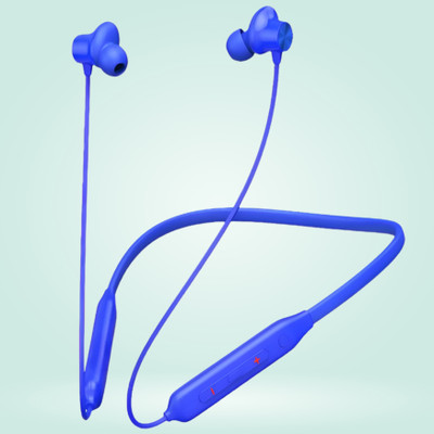 GREE MATT Hi-Fi Sound 40 Hours Backup,Waterproof Neckband Bluetooth Wireless A29 Bluetooth(Blue, In the Ear)