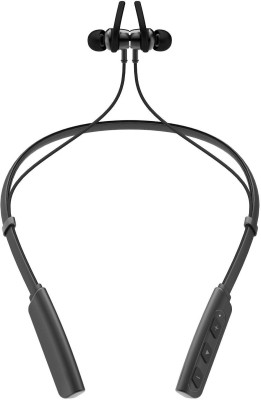 G2L Wireless Flexible Neckband Earphone with ASAP Charge Technology & 8 Hrs Playback Bluetooth Headset(Black, In the Ear)