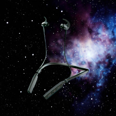 GPQ STORE Rokerz 235 Pro Wireless Bluetooth Neckband(0.2397 Bluetooth(Black, In the Ear)