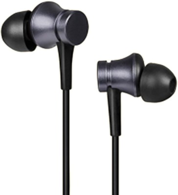 TIZOQ Wired in-Ear Earphones Headset with Mic, Ultra Deep Bass & Metal Sound Chamber Wired(Black, In the Ear)