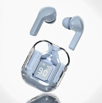 Acheron ULTRAPOD MAX TWS Earbuds with 13mm Drivers, Noise Reduction, Bluetooth 5.3 Bluetooth(Blue, ZenPods-, In the Ear)