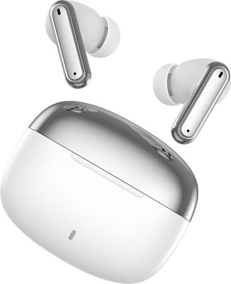 COREGENIX Cyberbud Earbud TWS |ENC & HighBass |Upto 50Hrs Playtime |Bluetooth V5.4|QuadMic Bluetooth(White, True Wireless)