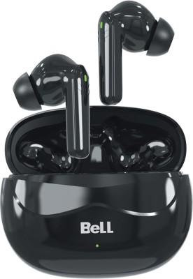 BELL HERO PODS TWS|ENC|40 Hrs Music Playback|IPX5|Touch Sliding & 10mm Dynamic Driver Bluetooth Headset(Black, True Wireless)