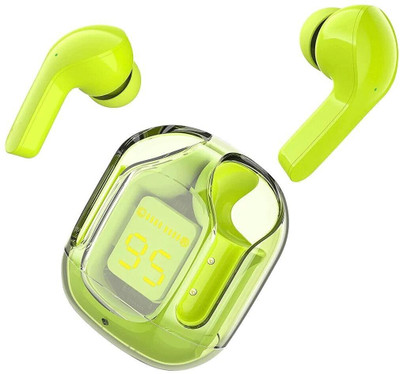 ROYAL SCOT GREY T12 Max TWS Bluetooth Version 5.3 with Charging Case and Display Bluetooth(Green, True Wireless)