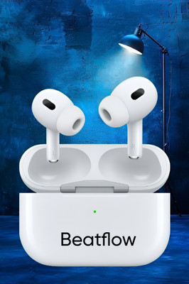 BeatFlow AirpoX Pro 2 Best premium quality -(USB-C) 40 Bluetooth(White, True Wireless)