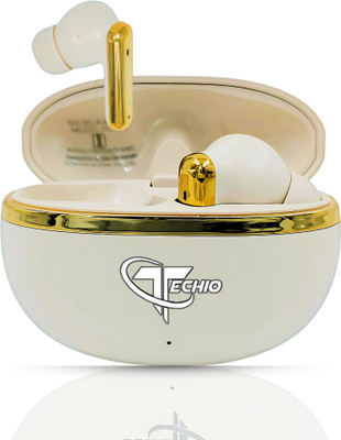 Techio NIRVANA ION Bluetooth(White, True Wireless)