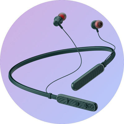 Cult BT Sports Neckband | Bluetooth 5.3 | Noise Cancellation | Sports Design Bluetooth & Wired(Green, On the Ear)